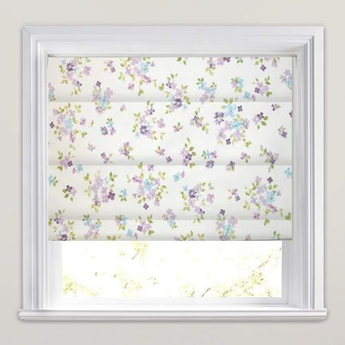 Posie Lavender Roman Blind