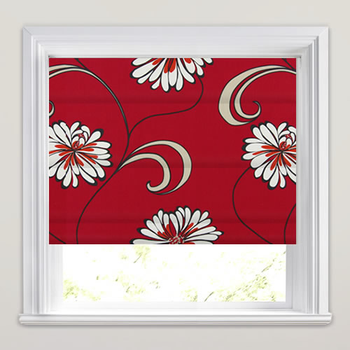 Rio Paprika Roman Blind