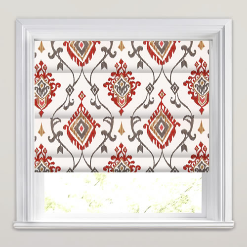 Tuvalu Tabasco Roman Blind