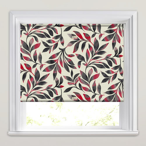 Dixie Indian Red Roller Blind