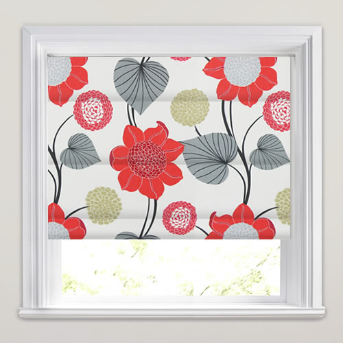 Delilah Flame Roman Blind