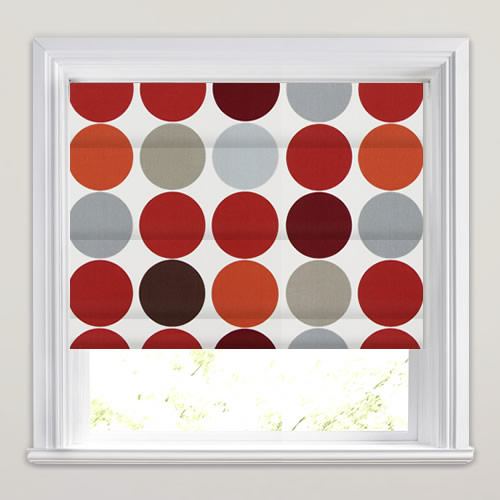 Spot On Paprika Roman Blind