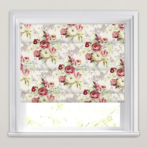 Indonesia Pomegranate Roman Blind