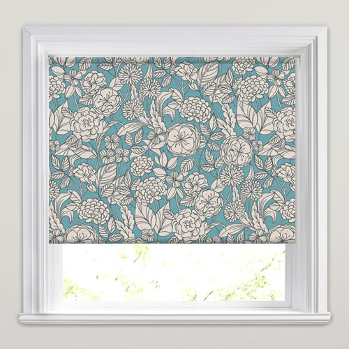 Emily Bluebell Roller Blind