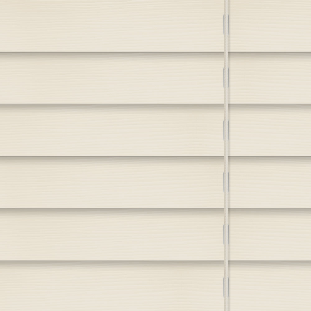 50mm Cream Grain Faux Wood Zoom