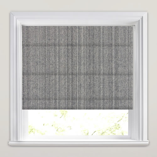 Platinum Slate Roman Blind