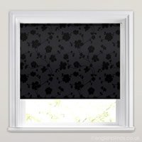 Taffeta Flowers Raven