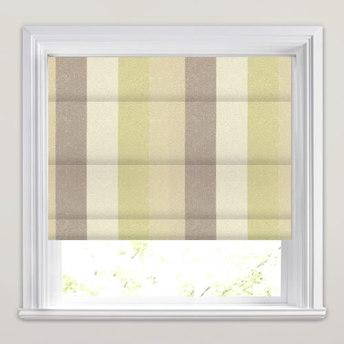 Nickel Citron Roman Blind