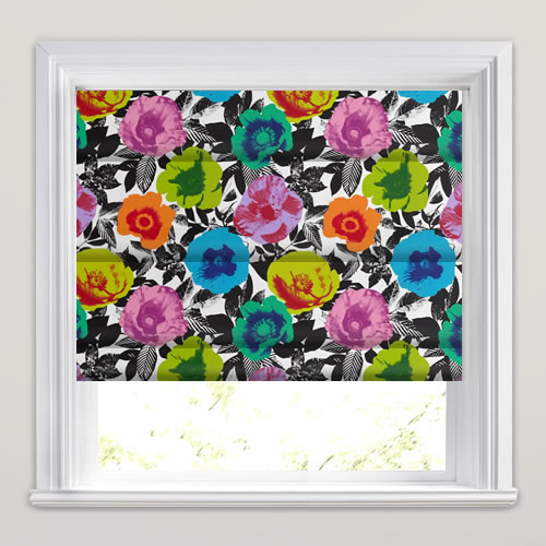 Menton Tropical Roman Blind