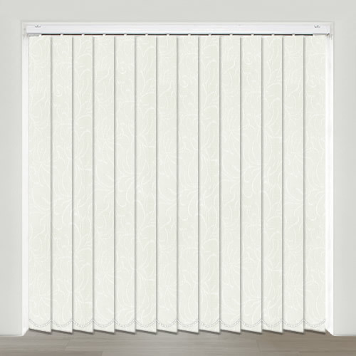 Ophelia White Vertical Blind