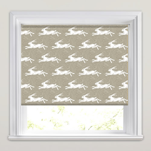 Leveret Taupe Roller Blind