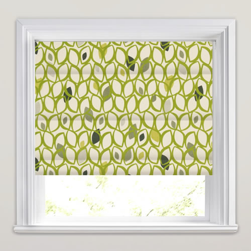 Cedar Lime Roman Blind