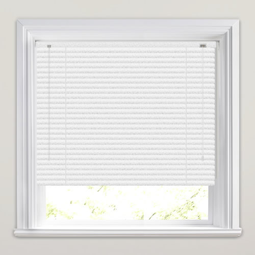 25mm White Hammered Venetian Blind