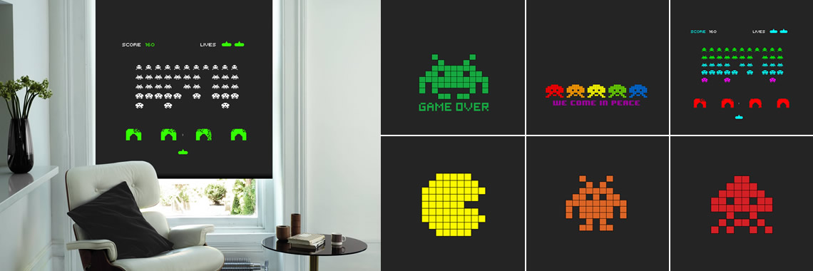 Retro Gaming Blinds